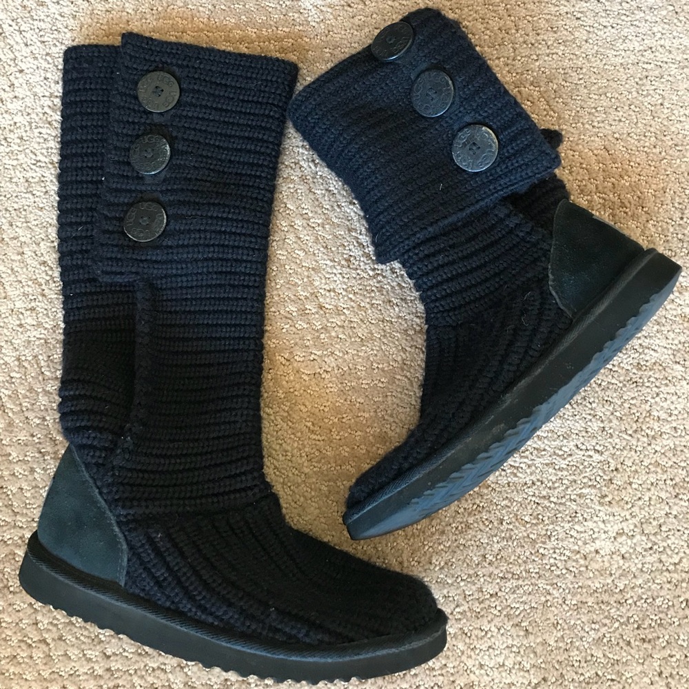 Ugg Cable Knit Boots Size 6
